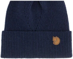 Fjallraven Directional Rib Beanie -Mammut Winkel fjallraven directional rib beanie dark navy 3