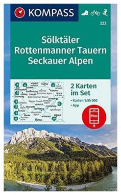 Kompass Wandelkaart 223 Sölktäler, Rottenmanner Tauern, Seckauer Alpen