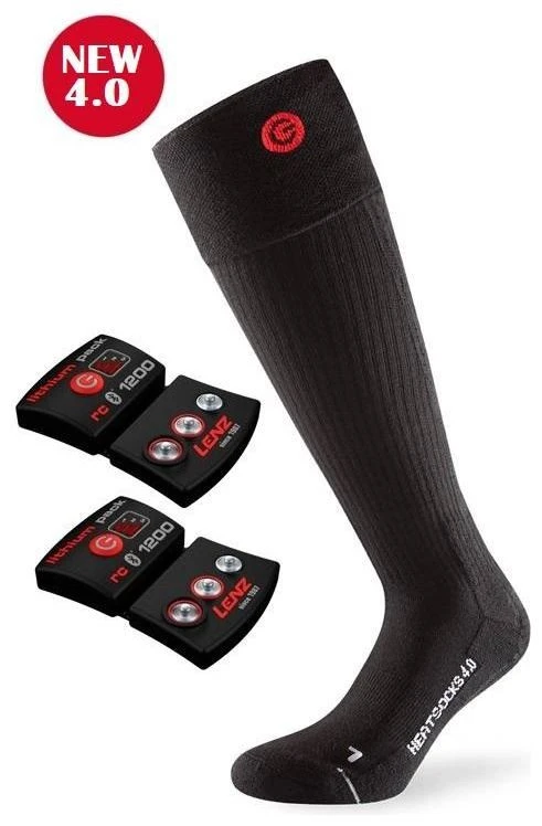 Lenz Heat Sock 4.0 Toe Cap + Lith.pack 3 Lenz Heat Sock 4.0 Toe Cap + Lith.pack