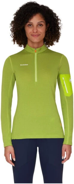 Mammut Aenergy Light Midlayer Half Zip Pull Women's -Mammut Winkel mammut aenergy light midlayer half zip pull women highlime granit 2
