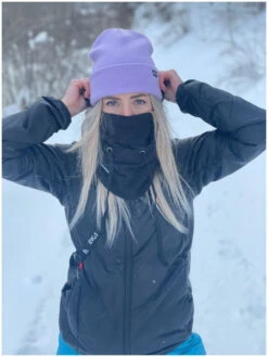 Poederbaas Traditional Beanie -Mammut Winkel poederbaas traditional beanie pastel purple 4 1 1