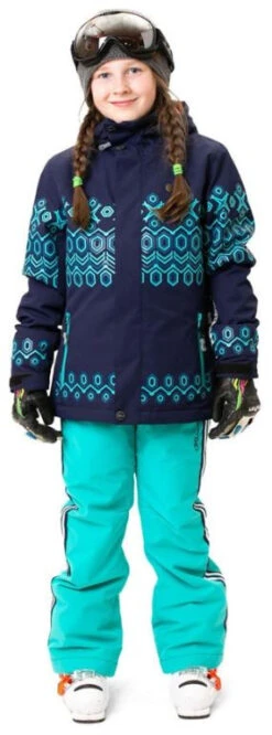 Rehall Vallery-R Snowpant JR Girls -Mammut Winkel rehall vallery r snowpant jr girls aqua 128 aqua 2